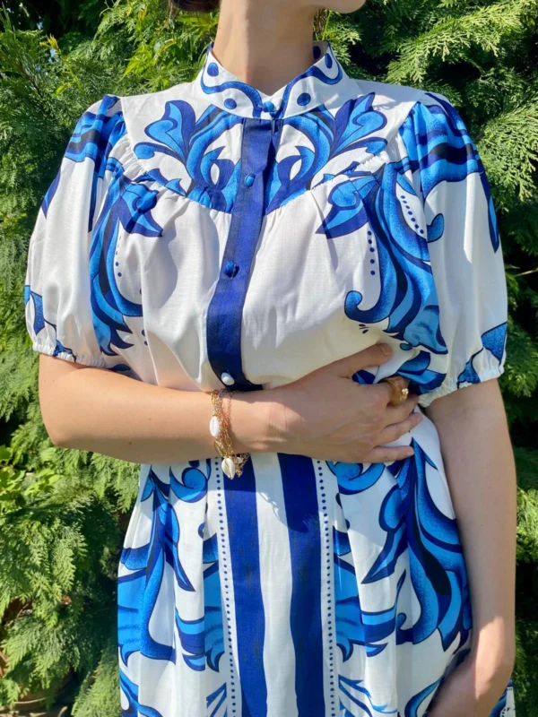 MODRÝ SUKŇOVÝ KOMPLET - Image 3